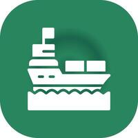 Ship Creative Icon Design vector