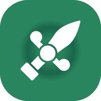 Dagger Creative Icon Design vector