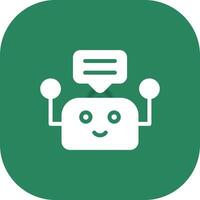 Chatbot Creative Icon Design vector