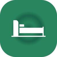 Bed Creative Icon Design vector