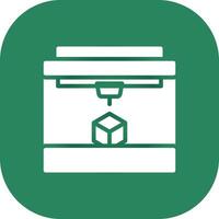 3D Printing Creative Icon Design vector