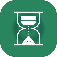 Glyph Round Corner Green Gradient vector