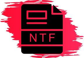 NTF Creative Icon Design vector