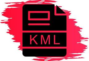 KML Creative Icon Design vector