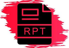 RPT Creative Icon Design vector