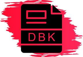 dbk creativo icono diseño vector