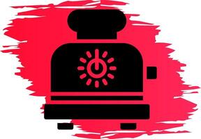 Toaster Creative Icon Design vector