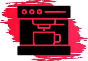 Coffee Machine Creative Icon Design vector