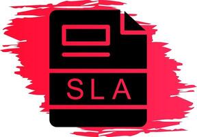 SLA Creative Icon Design vector