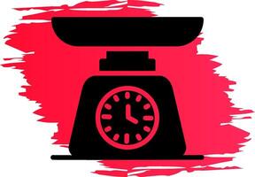 Weighing Machine Creative Icon Design vector