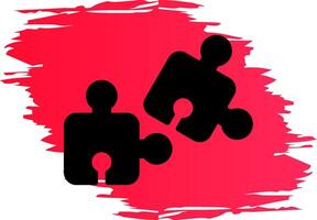 Puzzle Piece Creative Icon Design vector