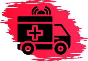 diseño de icono creativo de ambulancia vector