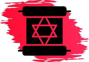 Scroll torah Creative Icon Design vector