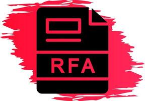 RFA Creative Icon Design vector