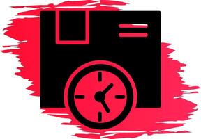 Delivery Time Creative Icon Design vector