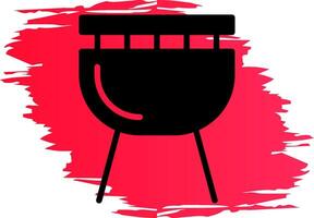 diseño de icono creativo de barbacoa vector