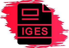 IGES Creative Icon Design vector