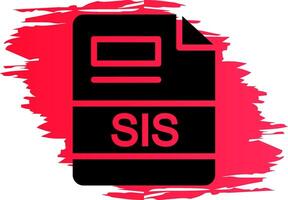 SIS Creative Icon Design vector