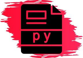 py Creative Icon Design vector