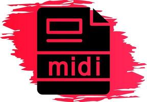 midi Creative Icon Design vector