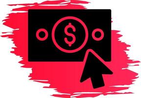 Pay Per Click Creative Icon Design vector