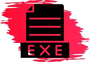 Exe Creative Icon Design vector