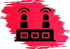 Wifi Router Creative Icon Design vector