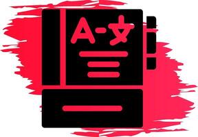 Language Learning Creative Icon Design vector