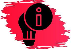 Light Info Creative Icon Design vector