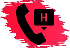 Emergency Call Creative Icon Design vector