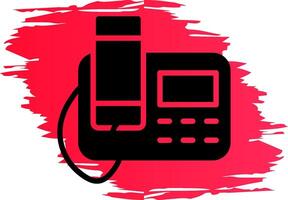 Telephone Creative Icon Design vector