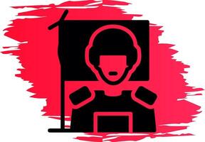 Soldier Creative Icon Design vector