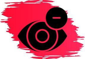 Shortsighted Creative Icon Design vector