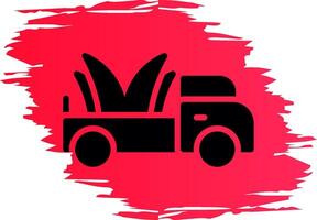 Delivery Truck Creative Icon Design vector