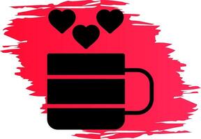 Love Tea Creative Icon Design vector