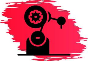 Machines Maintenance Creative Icon Design vector