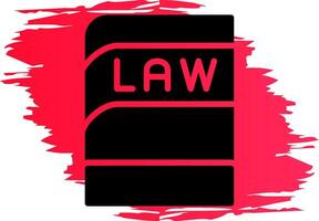 Law Book Creative Icon Design vector