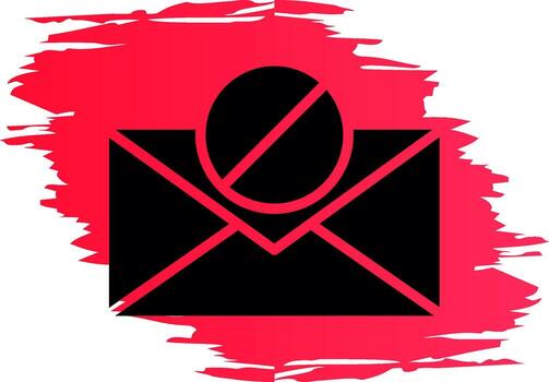 Email Block Creative Icon Design vector