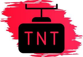 diseño de icono creativo tnt vector