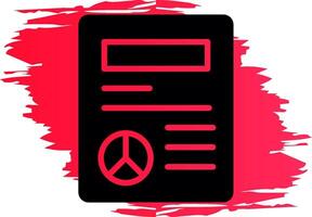 Peace Treaty Creative Icon Design vector