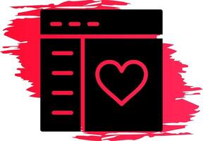 Love Web Creative Icon Design vector