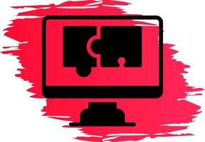 Puzzle Creative Icon Design vector