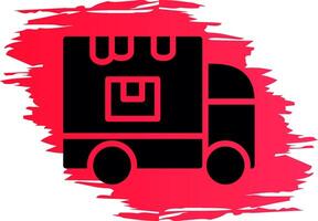 Delivery Truck Creative Icon Design vector