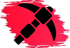 Pickaxe Creative Icon Design vector