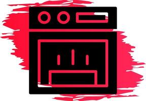 Stove Creative Icon Design vector