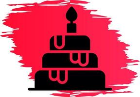 Wedding Cake Creative Icon Design vector