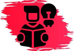 Self Learning Creative Icon Design vector