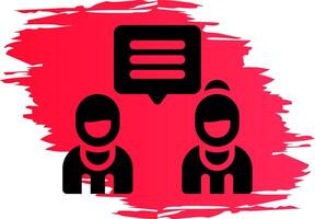 Discuss Creative Icon Design vector