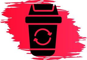 Trash Recycle Creative Icon Design vector