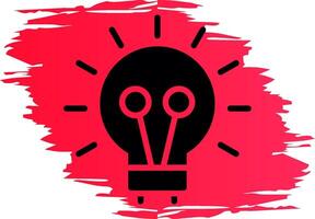 Bulb Creative Icon Design vector